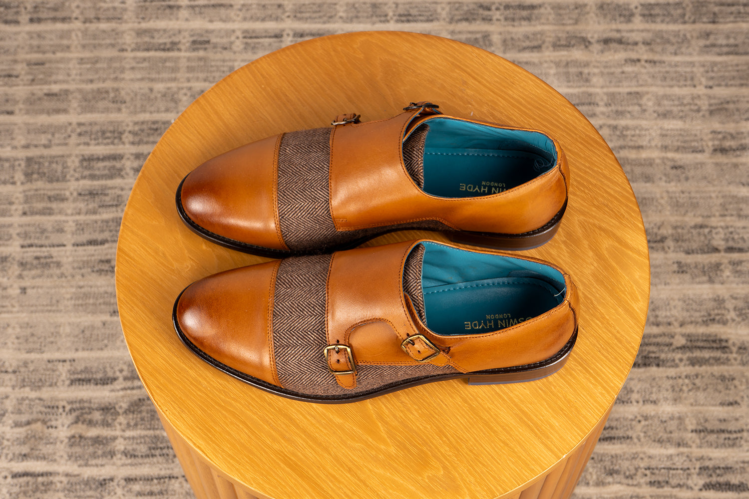 The Sophistication of Tan Monk Strap Shoes