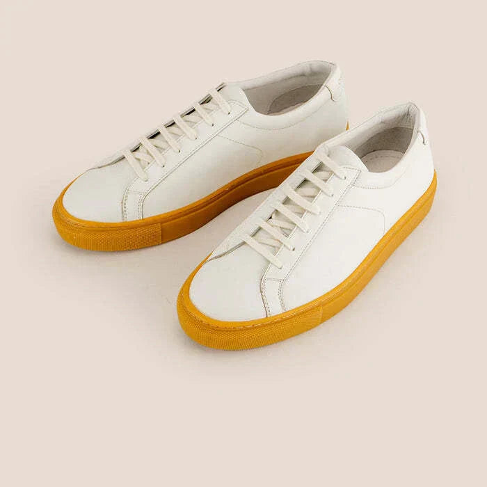 White Leather Sneakers