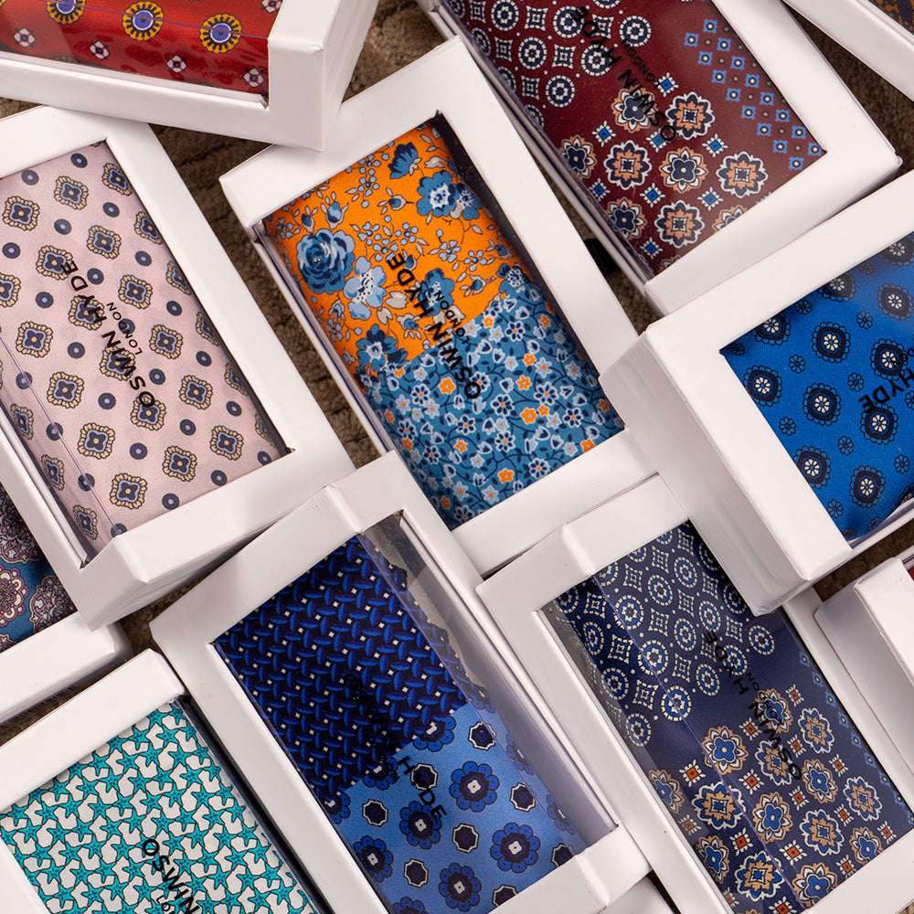 Shop Mens Silk Pocket Squares | Oswin Hyde