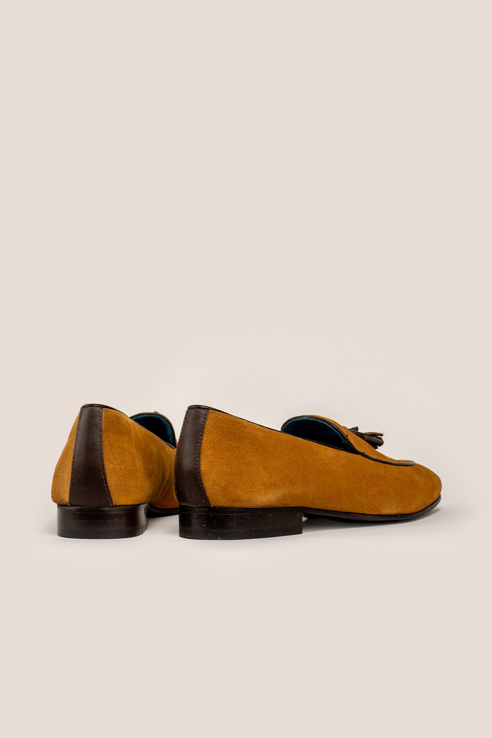 Barclays Tan suede tassel loafer for men, crafted with premium suede and detailed tassels, perfect for formal and smart casual wear.