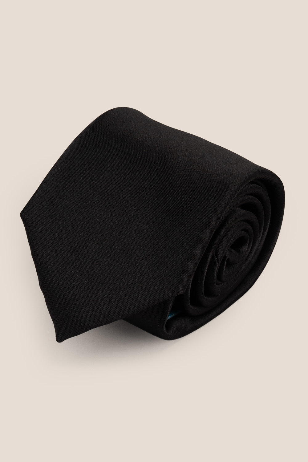 Sleek Black tie with luxurious design, ideal for weddings, office wear, and casual events.