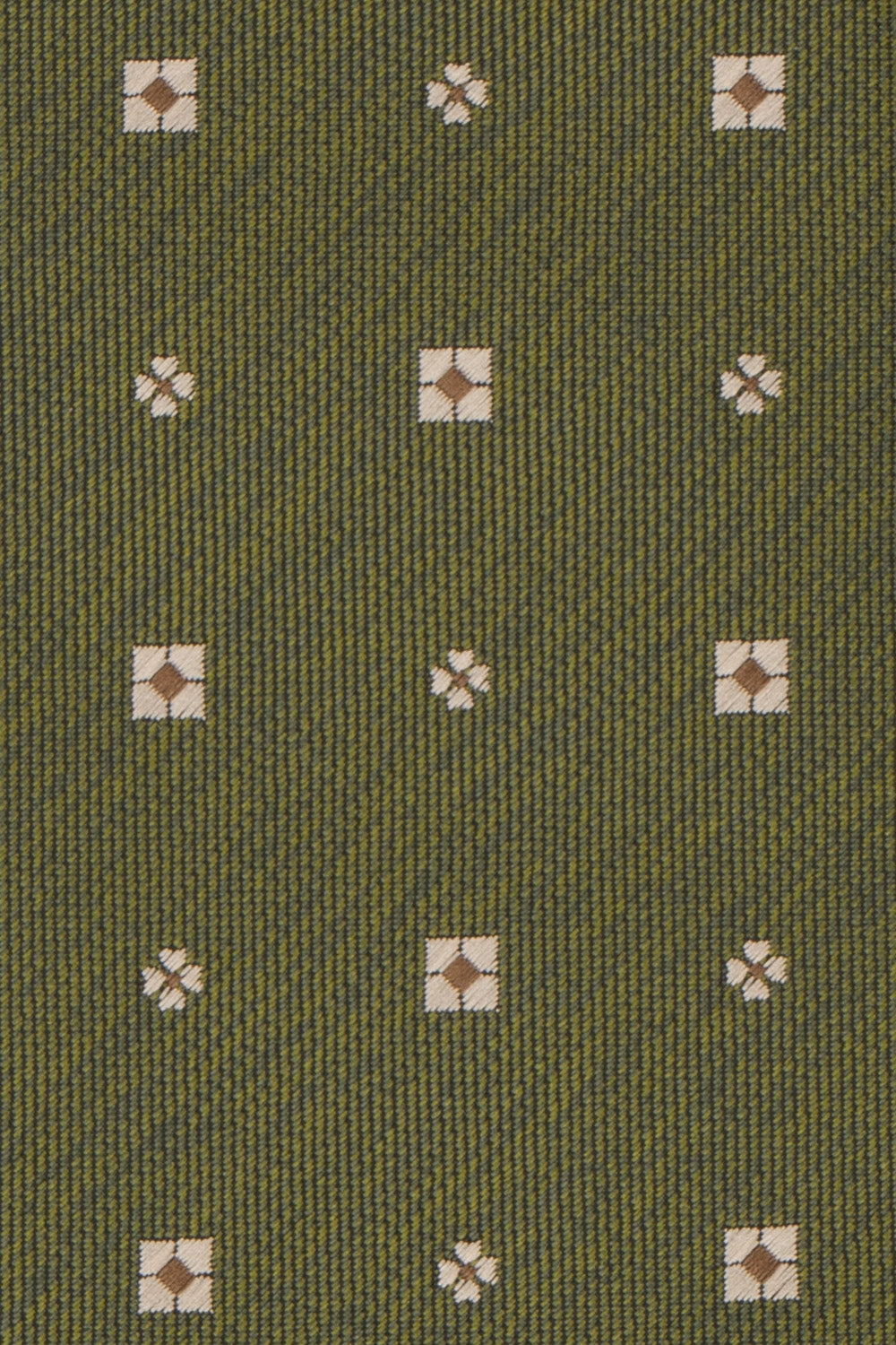 Off Square Green tie with sophisticated design, ideal for weddings, office wear, and casual outings.