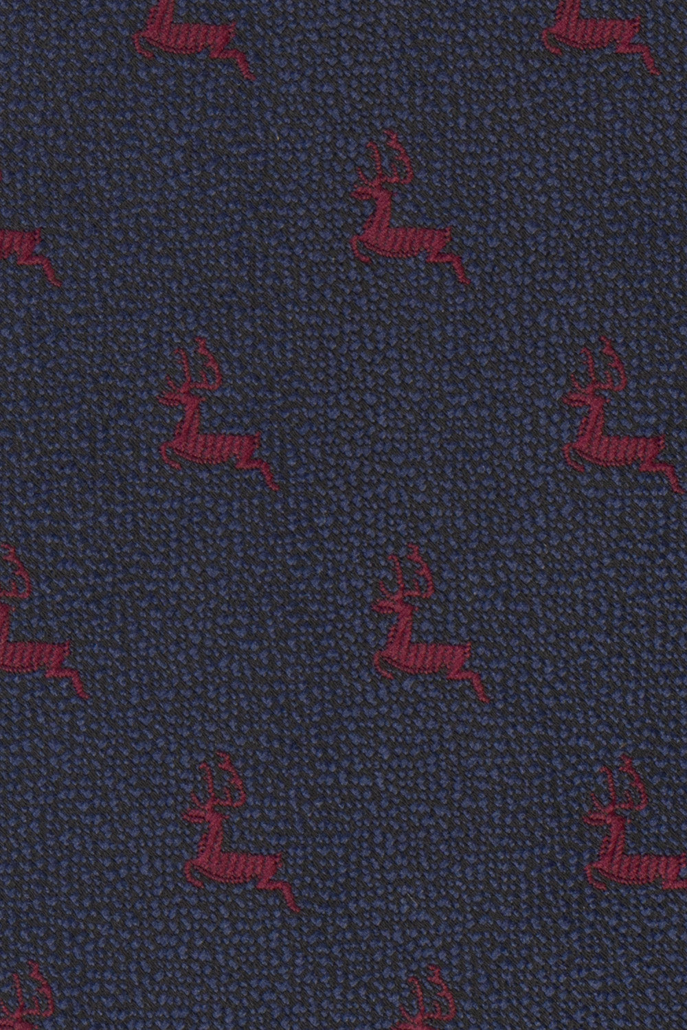 Stag Blue tie with elegant design, ideal for weddings, office wear, and casual outings.