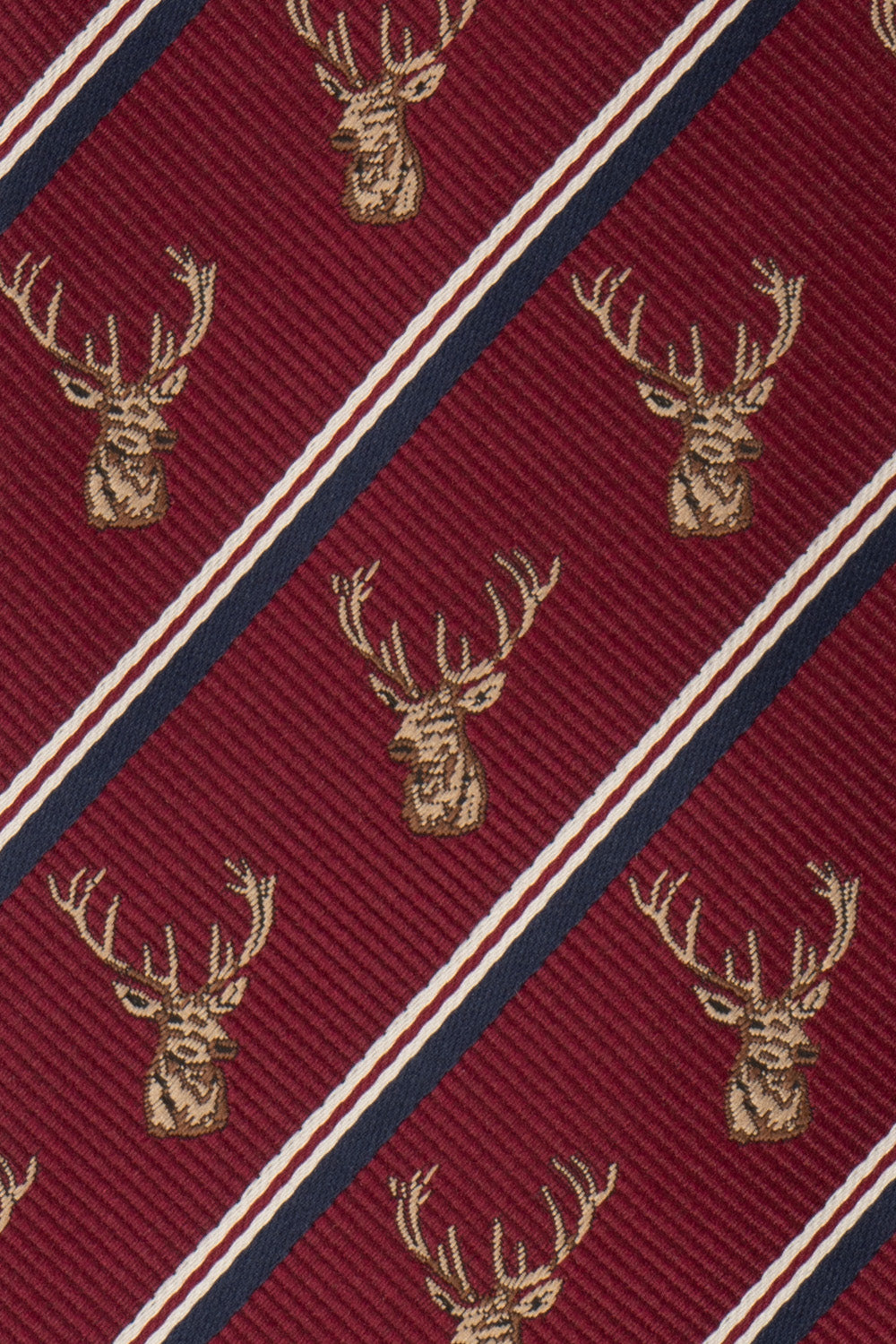 Antler Red tie with luxurious design, ideal for weddings, office wear, and formal occasions.