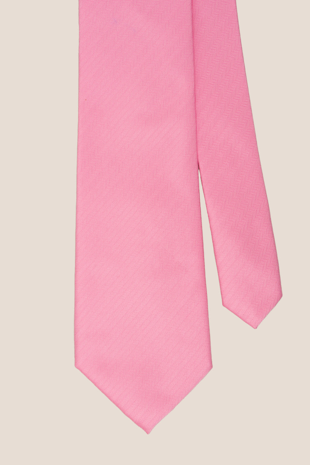 Pink Self Stripe tie with elegant design, ideal for weddings, office wear, and formal occasions.