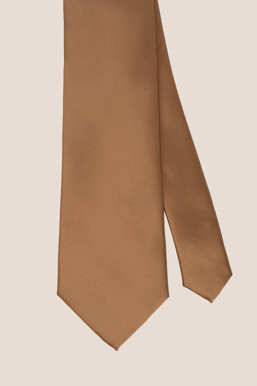 Sleek Champagne tie with luxurious design, ideal for weddings, office wear, and formal occasions.
