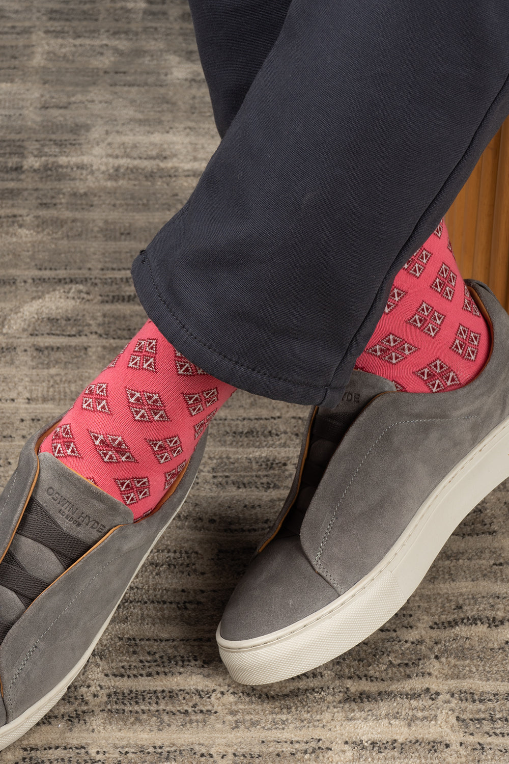 Oswin Hyde Hot Six six pairs of high-quality socks for men, offering luxury, comfort, and style.