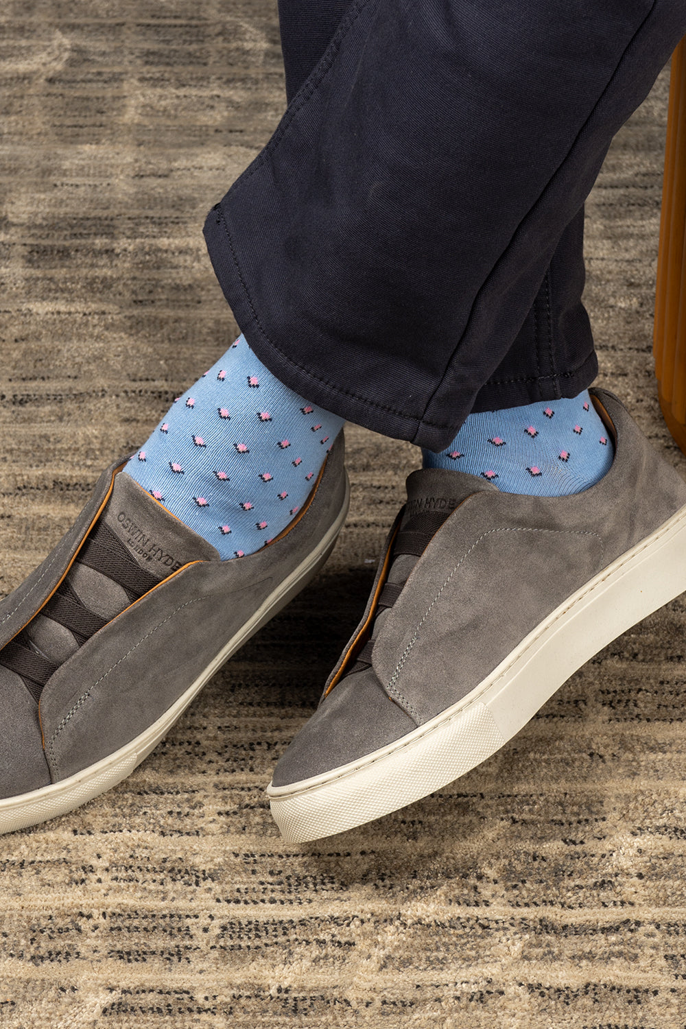 Oswin Hyde Hot Six six pairs of high-quality socks for men, offering luxury, comfort, and style.