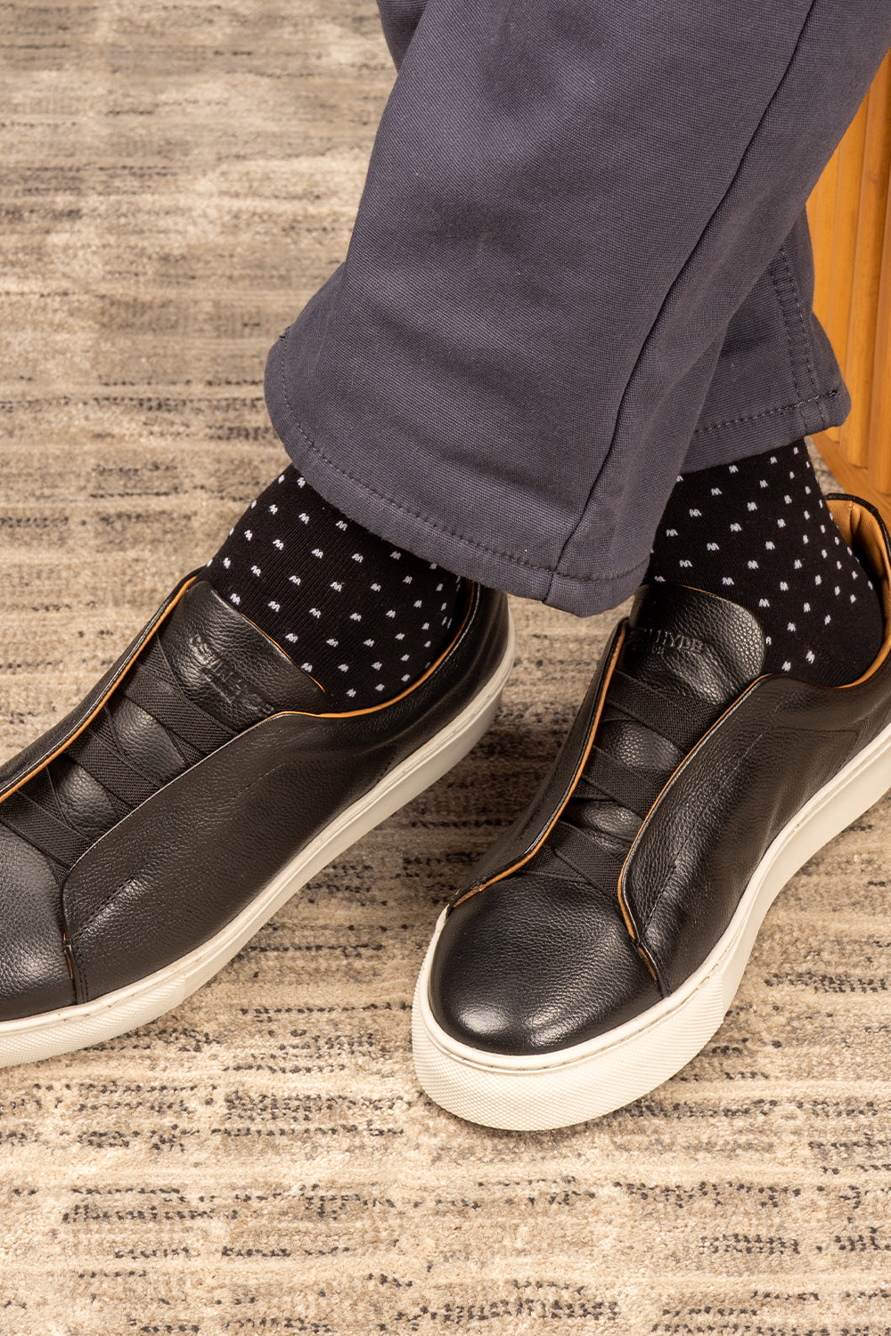 Oswin Hyde Pure Dapper six pairs of premium socks for men, offering luxury, comfort, and style.