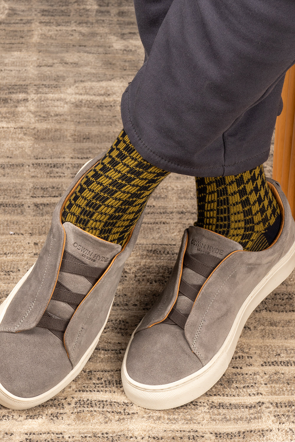 Oswin Hyde Pure Dapper six pairs of premium socks for men, offering luxury, comfort, and style.