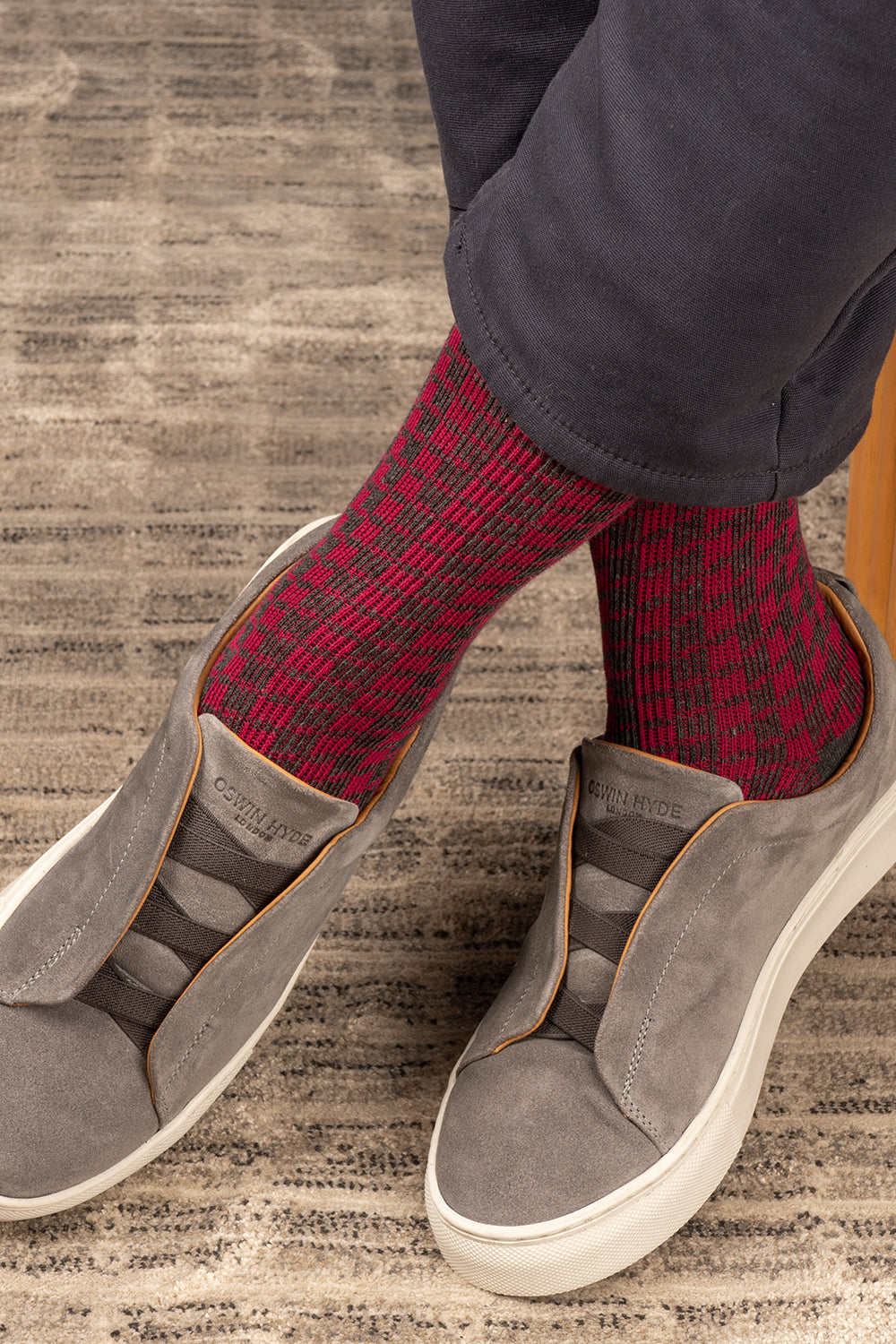 Oswin Hyde Pure Dapper six pairs of premium socks for men, offering luxury, comfort, and style.