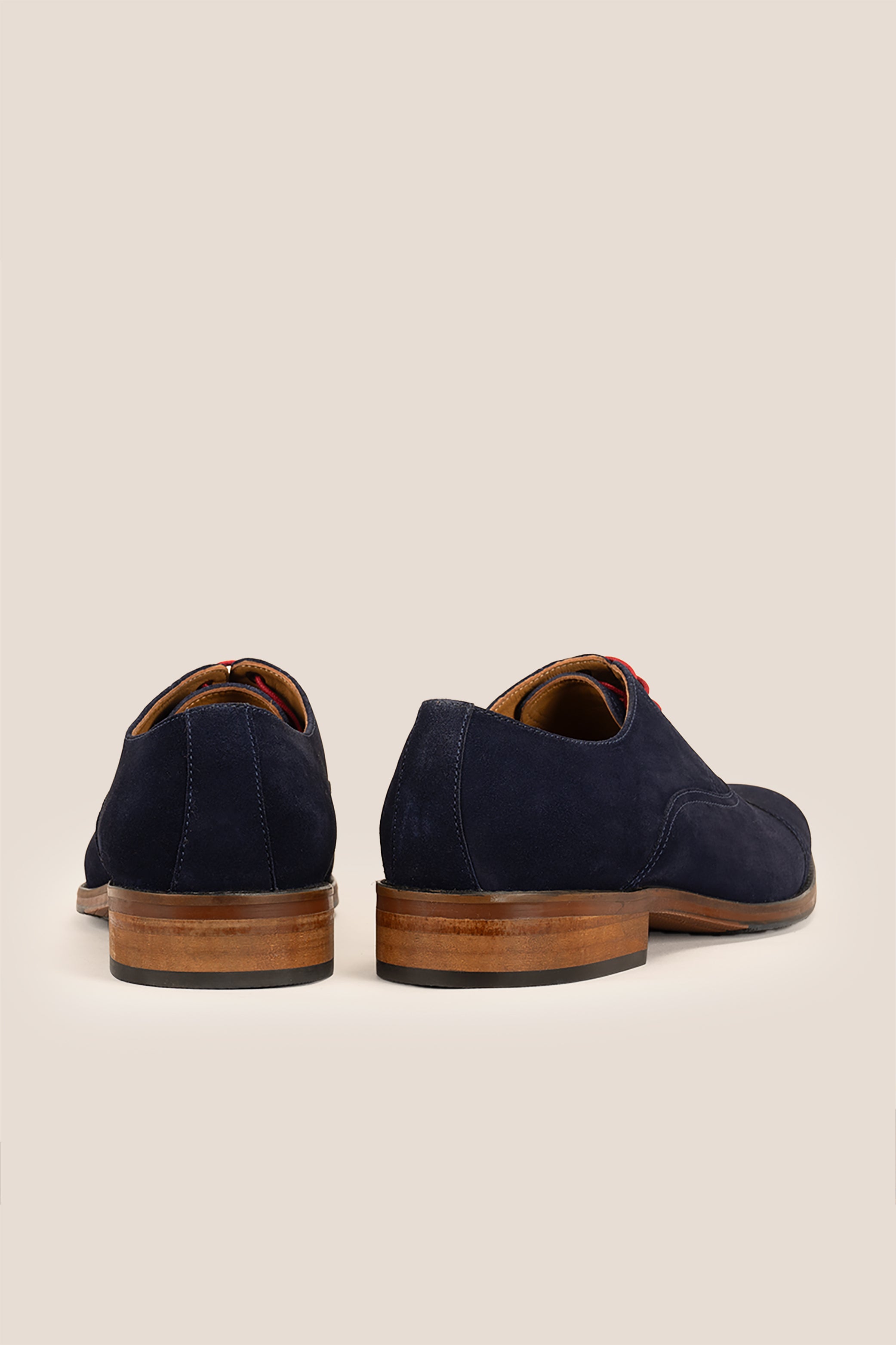 Elise Navy Suede Oxford Shoe | Oswin Hyde