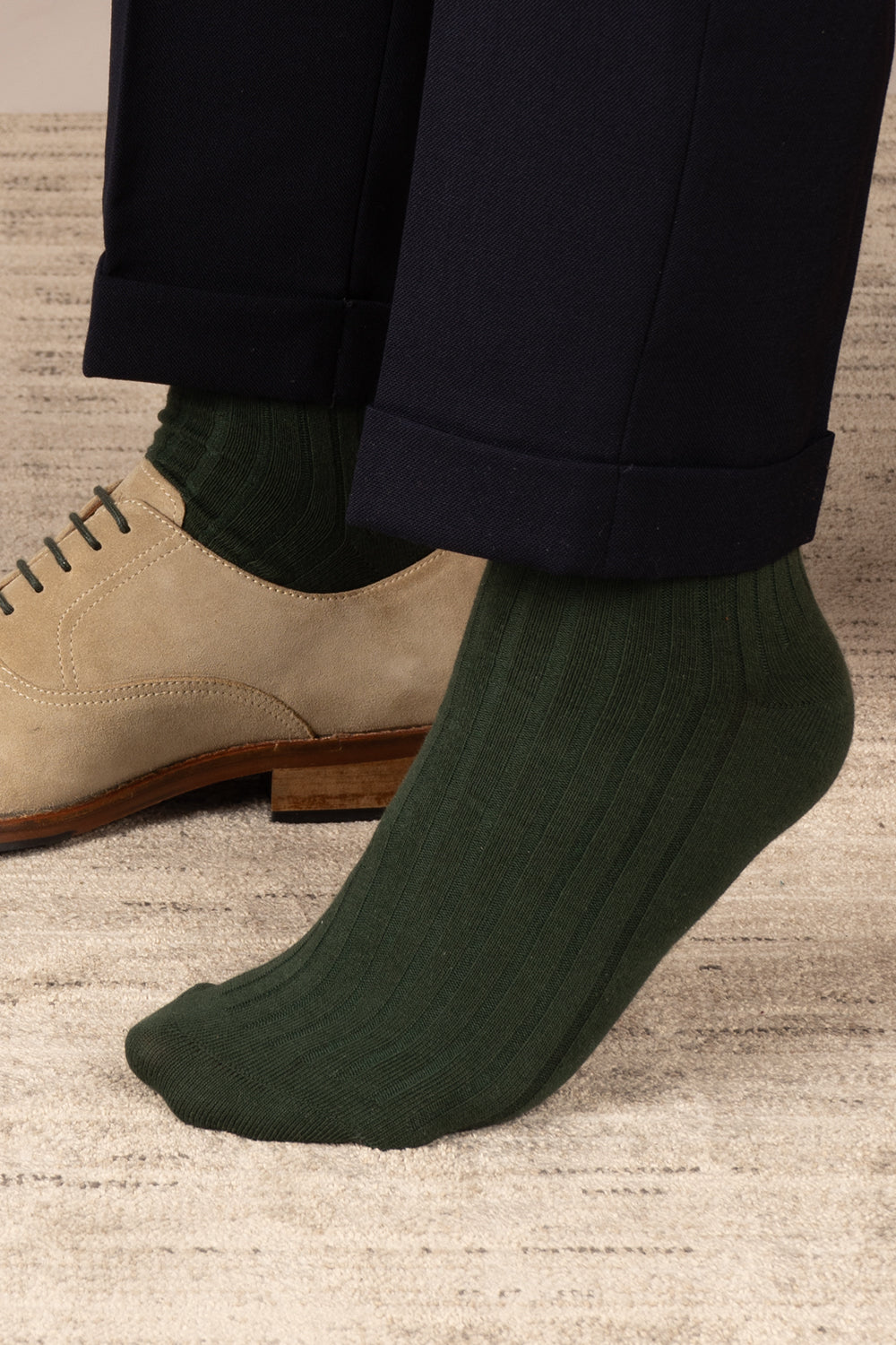 Oswin Hyde Serene three pack socks in blues and greens for men, offering premium style and sophistication.