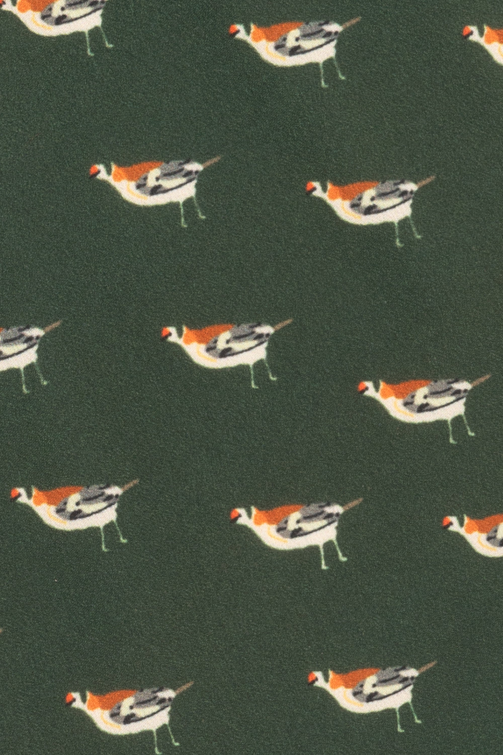 Flutter Green tie with printed design, ideal for weddings, office events, and formal occasions.