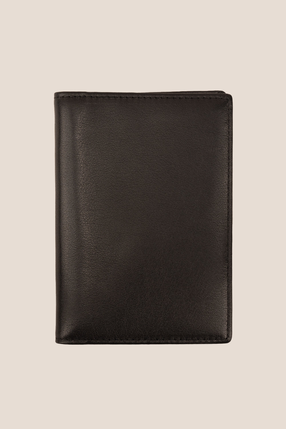 Covent Black Grain Passport Holder | Oswin Hyde