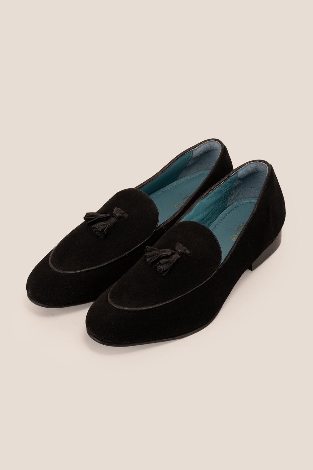 Barclays Black suede tassel loafer for men featuring premium suede and classic tassel design, ideal for formal and smart casual occasions.