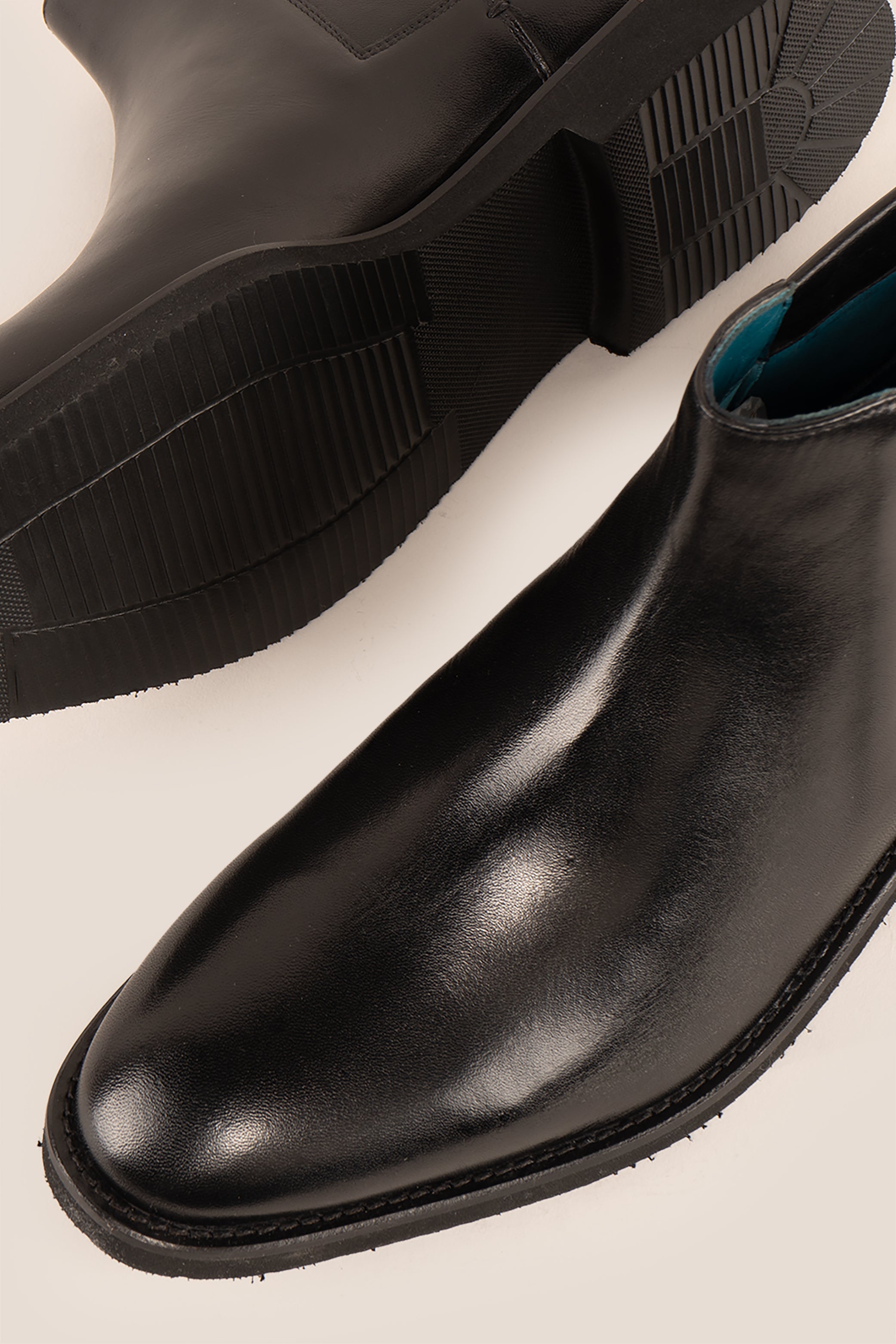 Christopher Black Chelsea boots for men crafted from premium leather with handmade soles, combining luxury, sophistication, and refined style for formal and office wear.