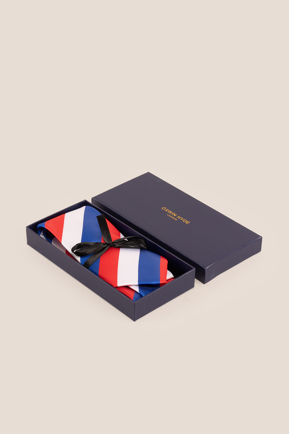 Classic Stripe Red White Blue tie with timeless design, perfect for weddings, office wear, and everyday occasions.