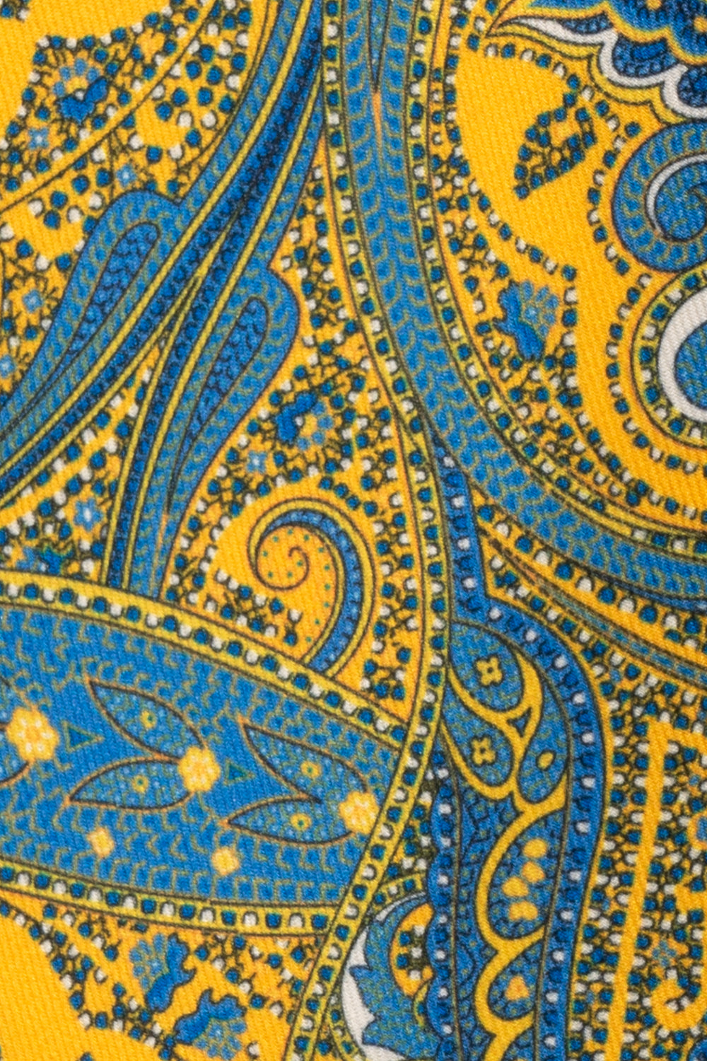 Print Yellow tie with sophisticated design, perfect for weddings, office wear, and casual occasions.