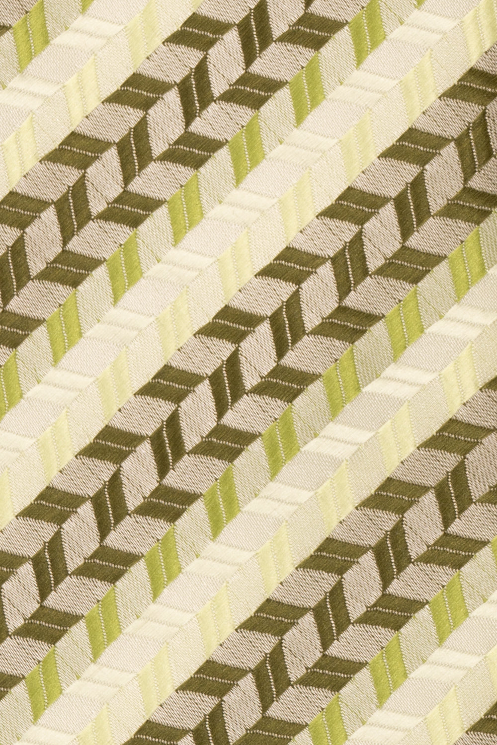 Geometric Stripes Olive Green tie with sophisticated design, perfect for weddings, office meetings, and casual outings.