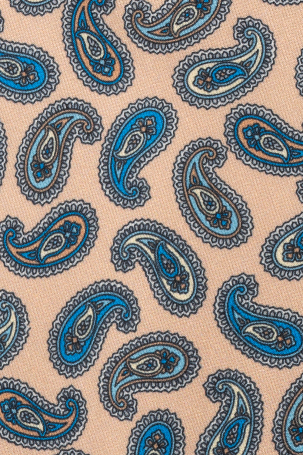 Paisley Champagne tie with sophisticated design, perfect for weddings, office wear, and casual events.