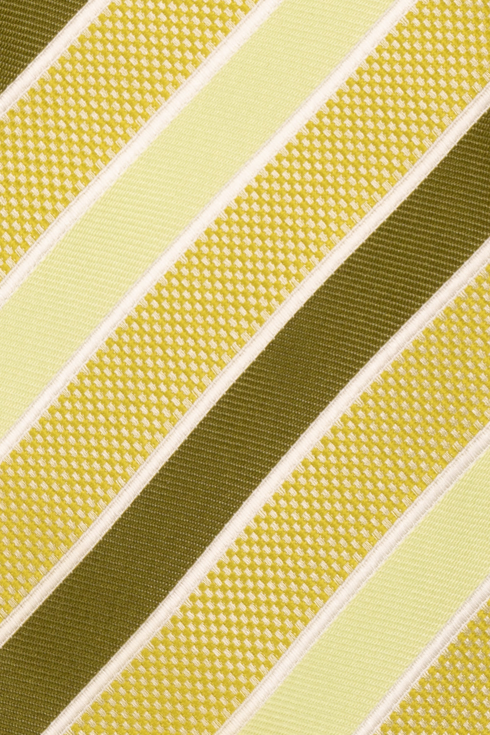 Classic Stripe Mint Olive tie with sophisticated design, perfect for formal occasions, office wear, and casual outings.