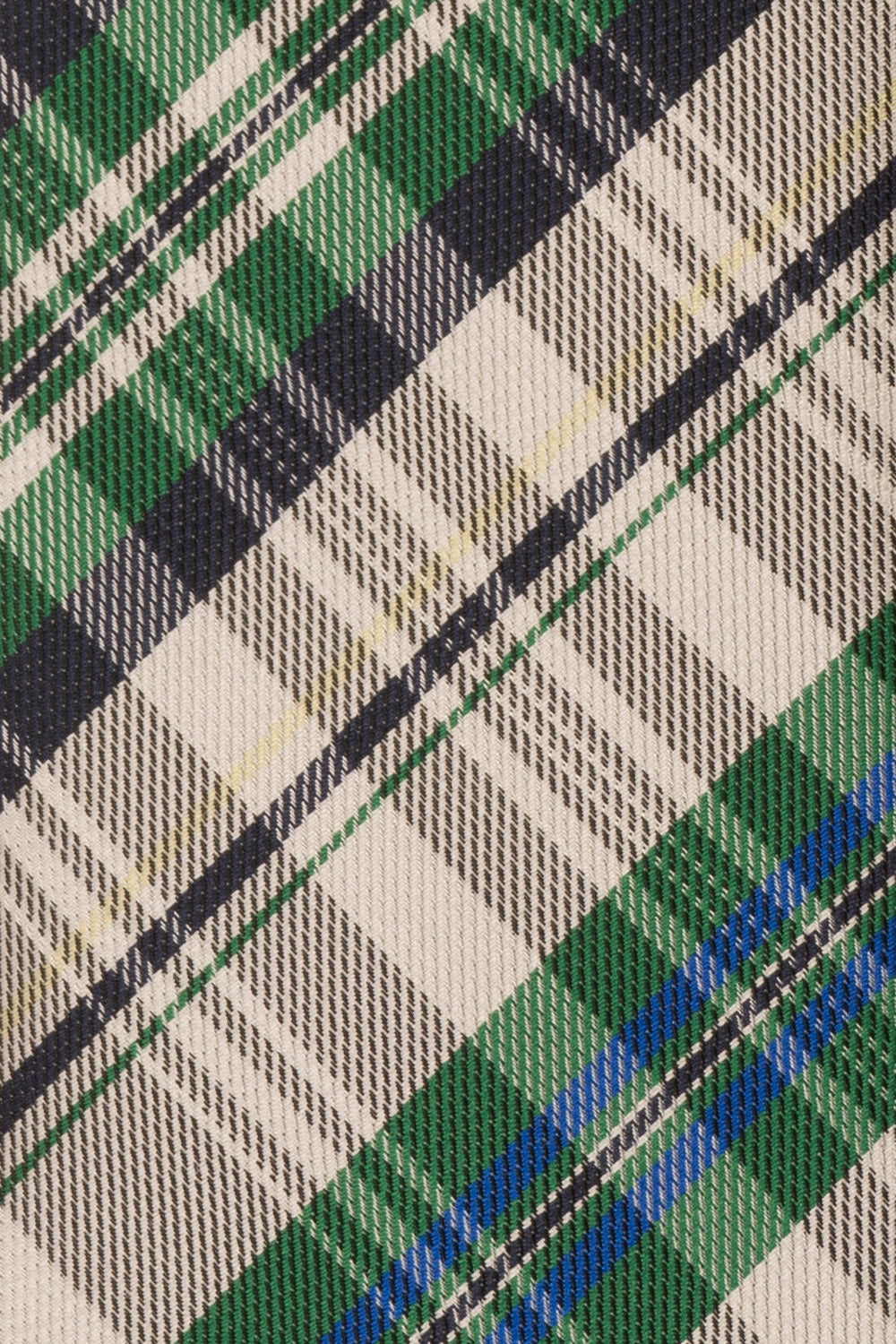 Checks Green White tie with printed design, ideal for weddings, office events, and formal occasions.