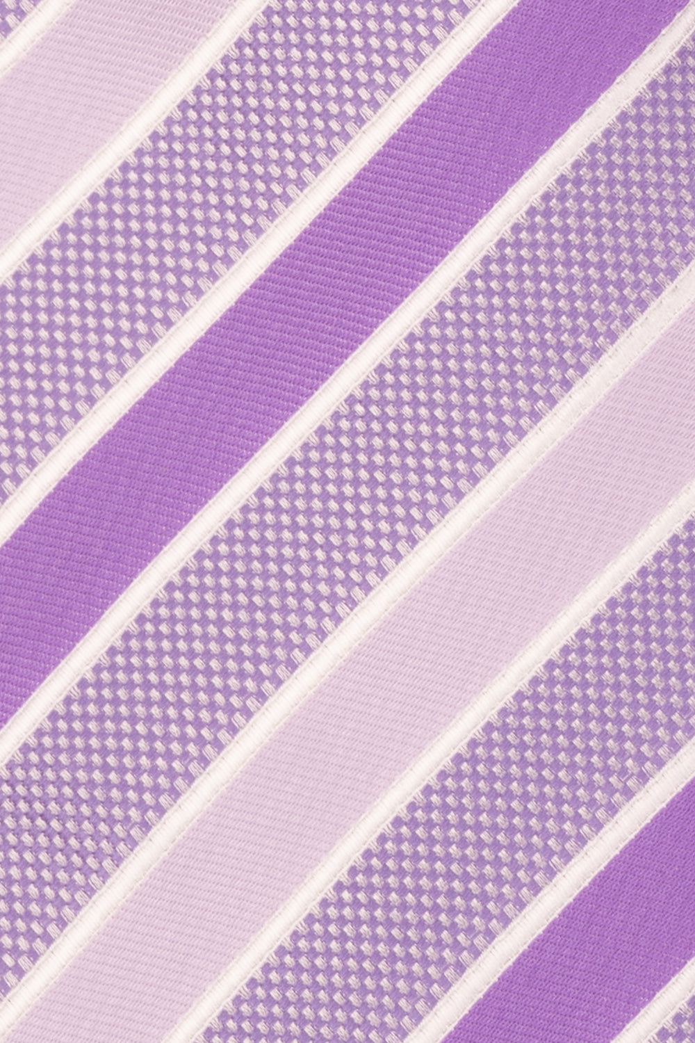 Classic Stripe Purple tie with elegant design, perfect for weddings, office wear, and casual occasions.