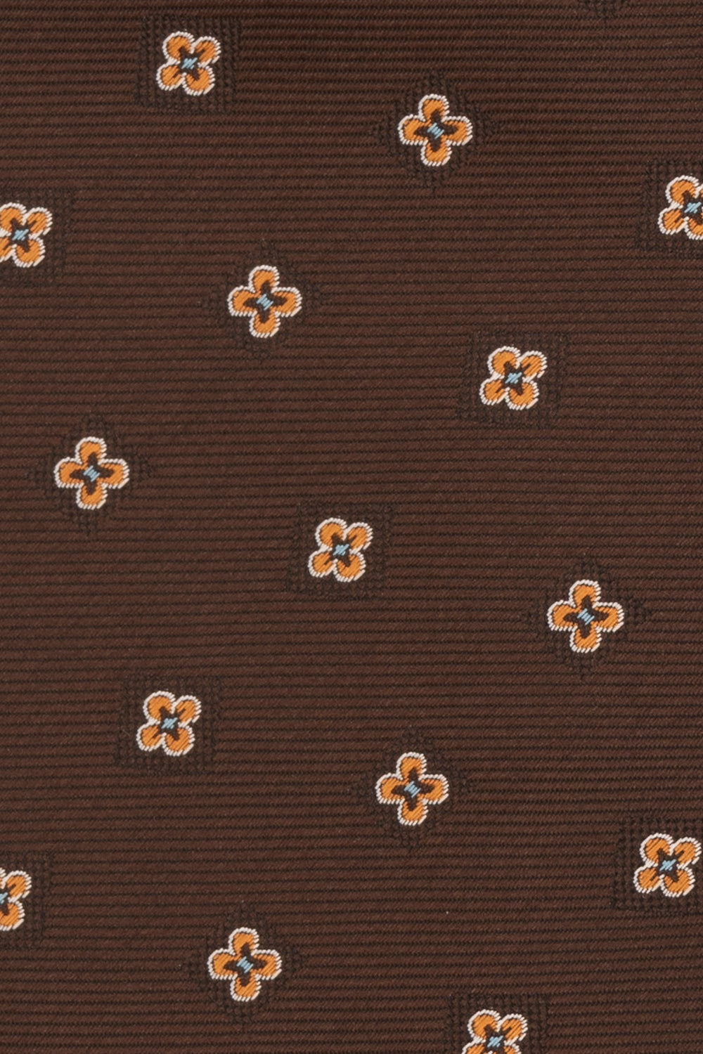 Motif Brown tie with bold design, ideal for weddings, office events, and formal occasions.
