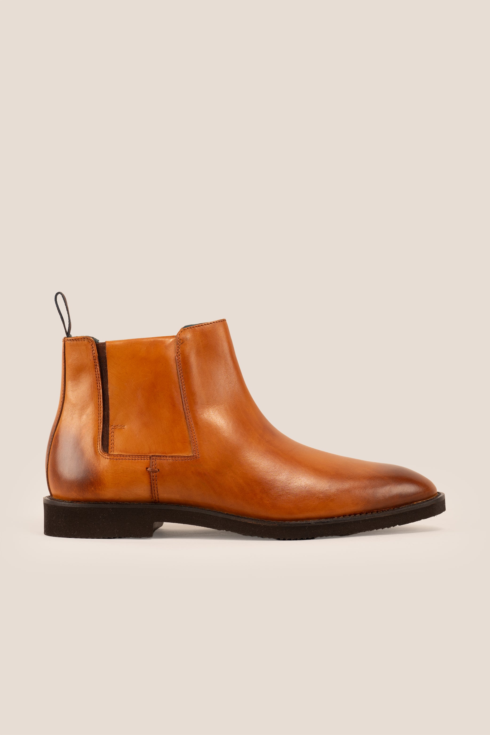 Christopher Tan Chelsea boots for men made from finest leather with handmade sole, designed for luxury, sophistication, and refined formal occasions.