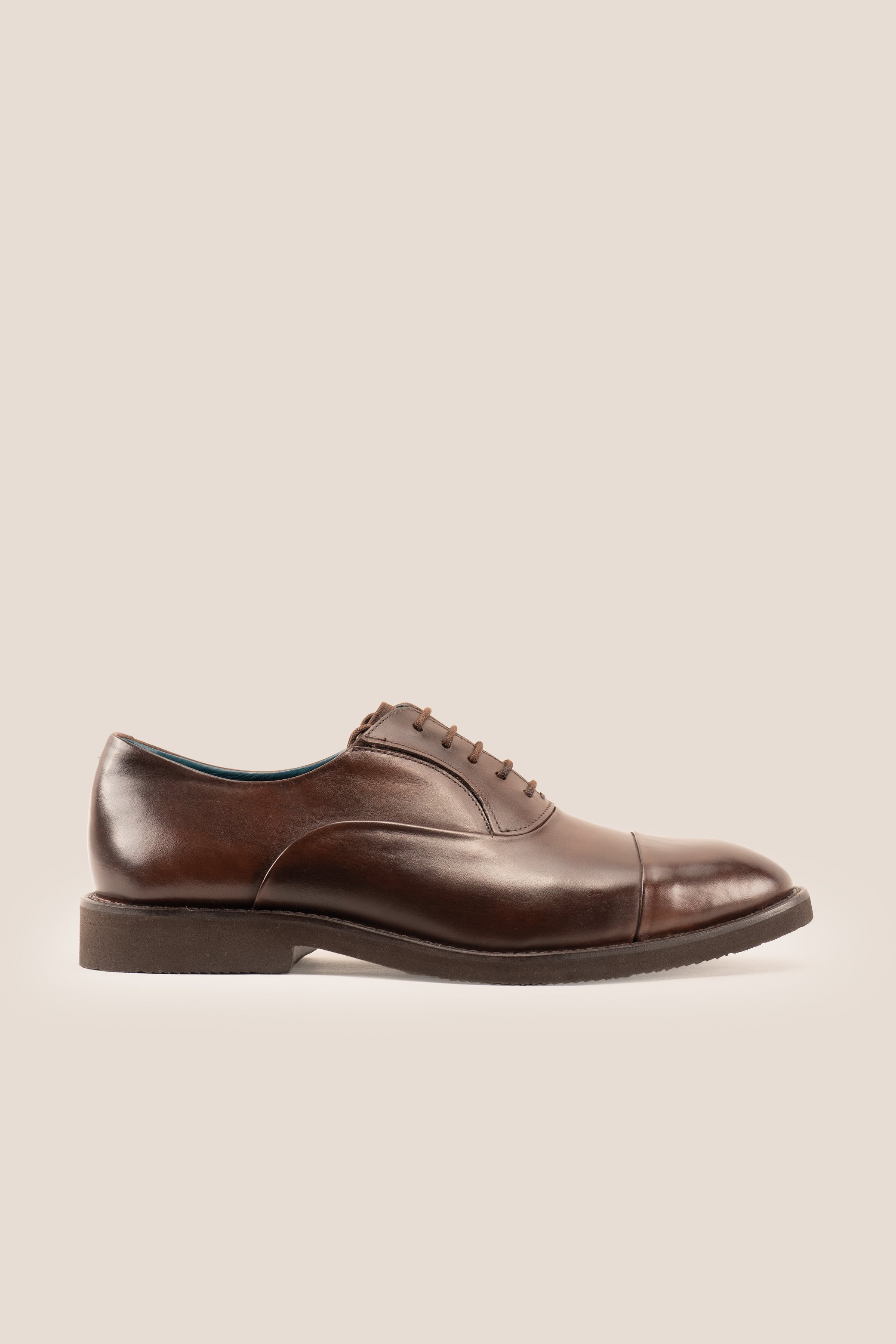 Grayson brown Oxford leather shoes for men, classic formal footwear crafted from premium leather, ideal for smart business or evening wear.