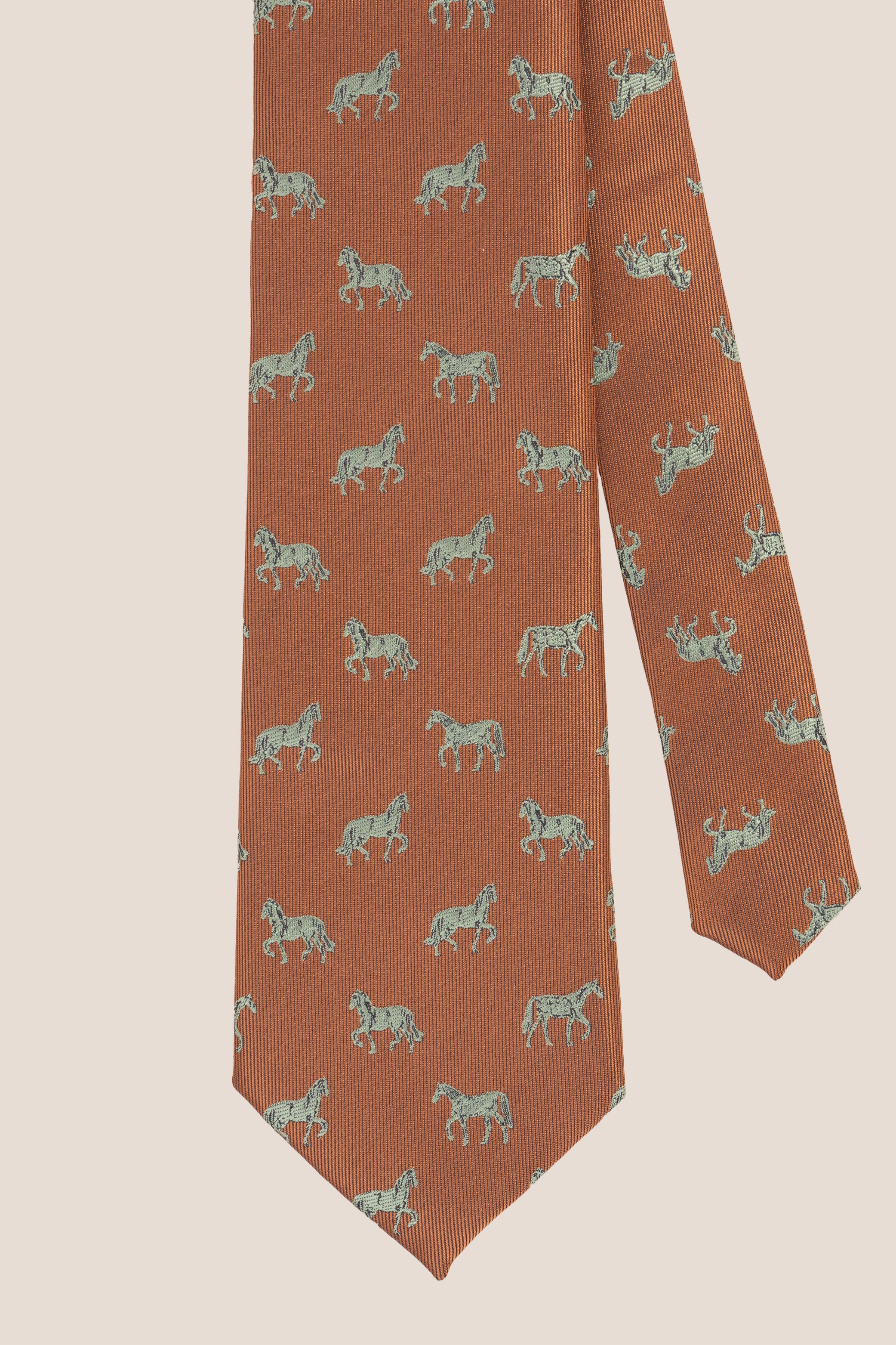 Stallion Bronze tie with luxurious design, ideal for weddings, office events, and formal occasions.