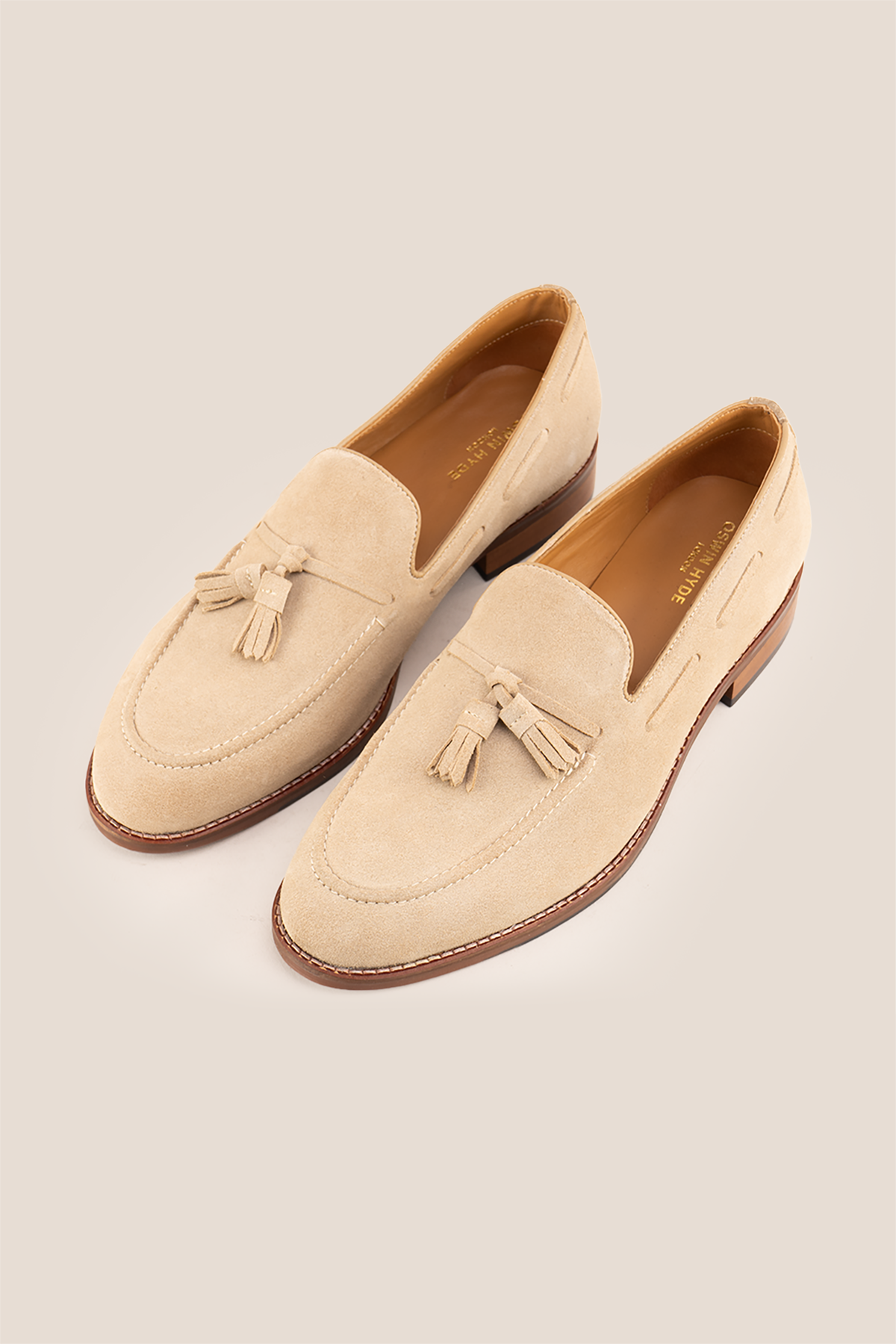 Issac Sand Suede Loafer for Men | Mens loafers for formal and casual occasions