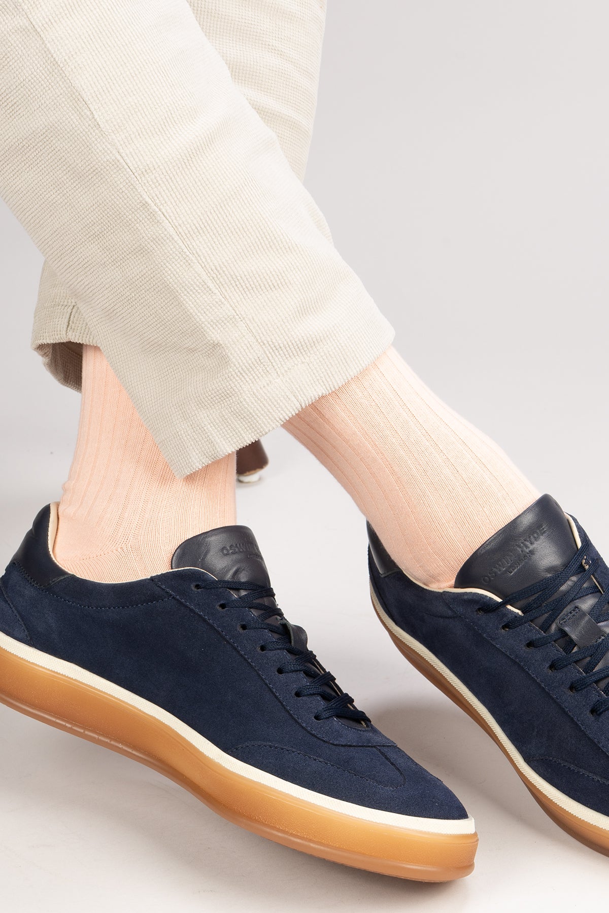 Oswin Hyde Pastel Staples men’s cotton socks fifteen-pack featuring soft pastel colors, luxury comfort, and stylish everyday wear