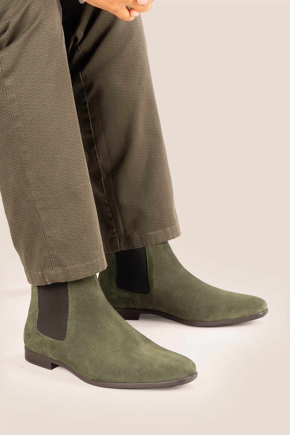 Darwin Green Suede Chelsea boot for men | Best Chelsea boots