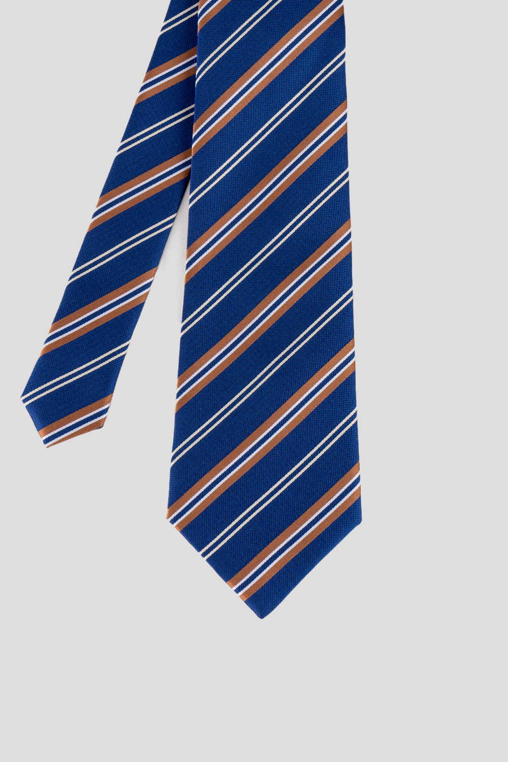 Caleb Navy tie with vintage stripe design, ideal for weddings, parties, and special events.