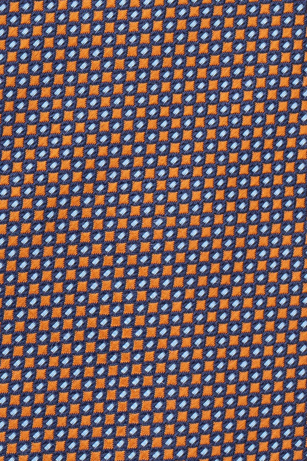 Harry Copper/Navy tie with geometric pattern, ideal for weddings, festive parties, and special occasions.