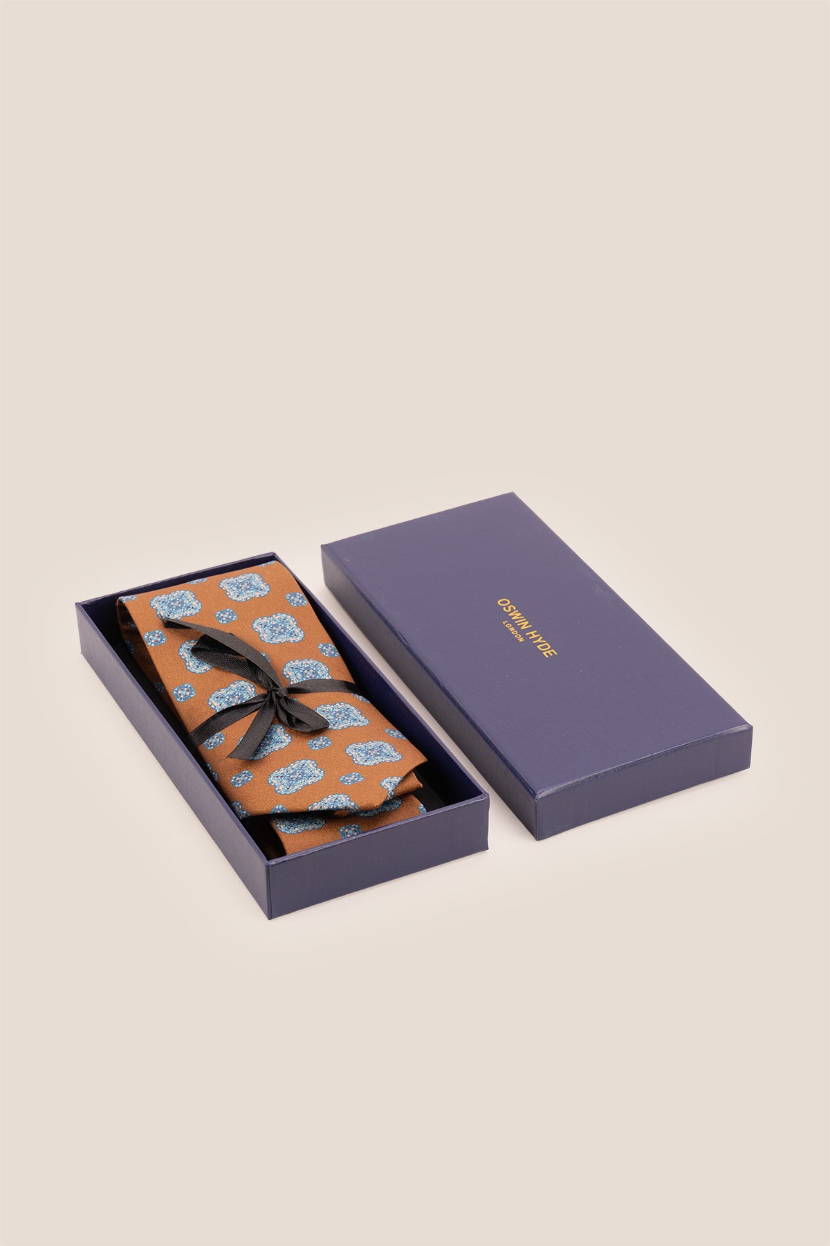 Brown With Vintage Squares necktie featuring a classic square pattern in subtle tones, crafted from premium fabric for a refined and elegant formal style.