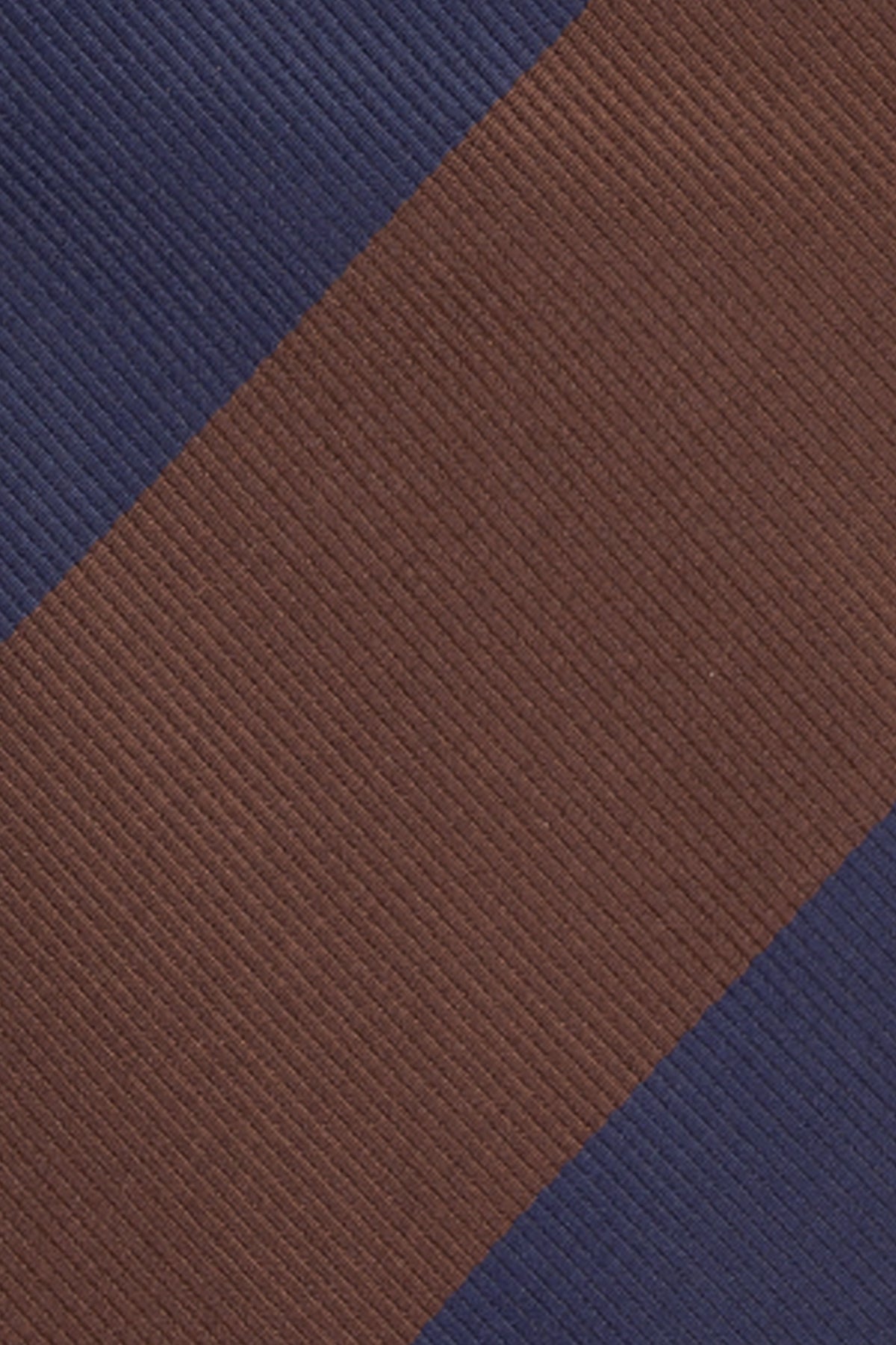 Brown Navy Stripes tie for men, designed to add a classic touch to any outfit. Featuring a stylish blend of brown and navy stripes