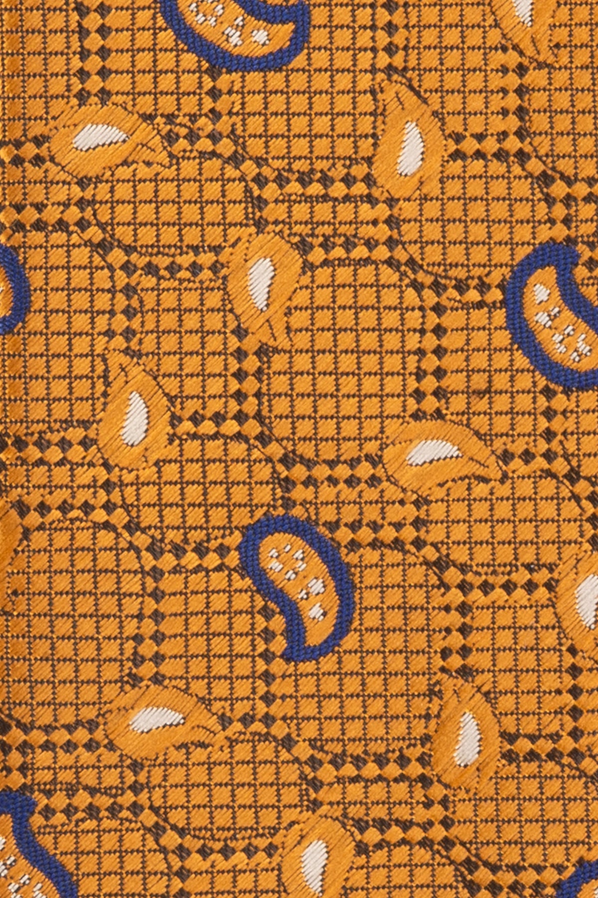 Oswin Hyde Paisley Geometric Copper for men, designed to add a unique flair to your wardrobe. The intricate paisley and geometric patterns, combined with the rich copper colour.