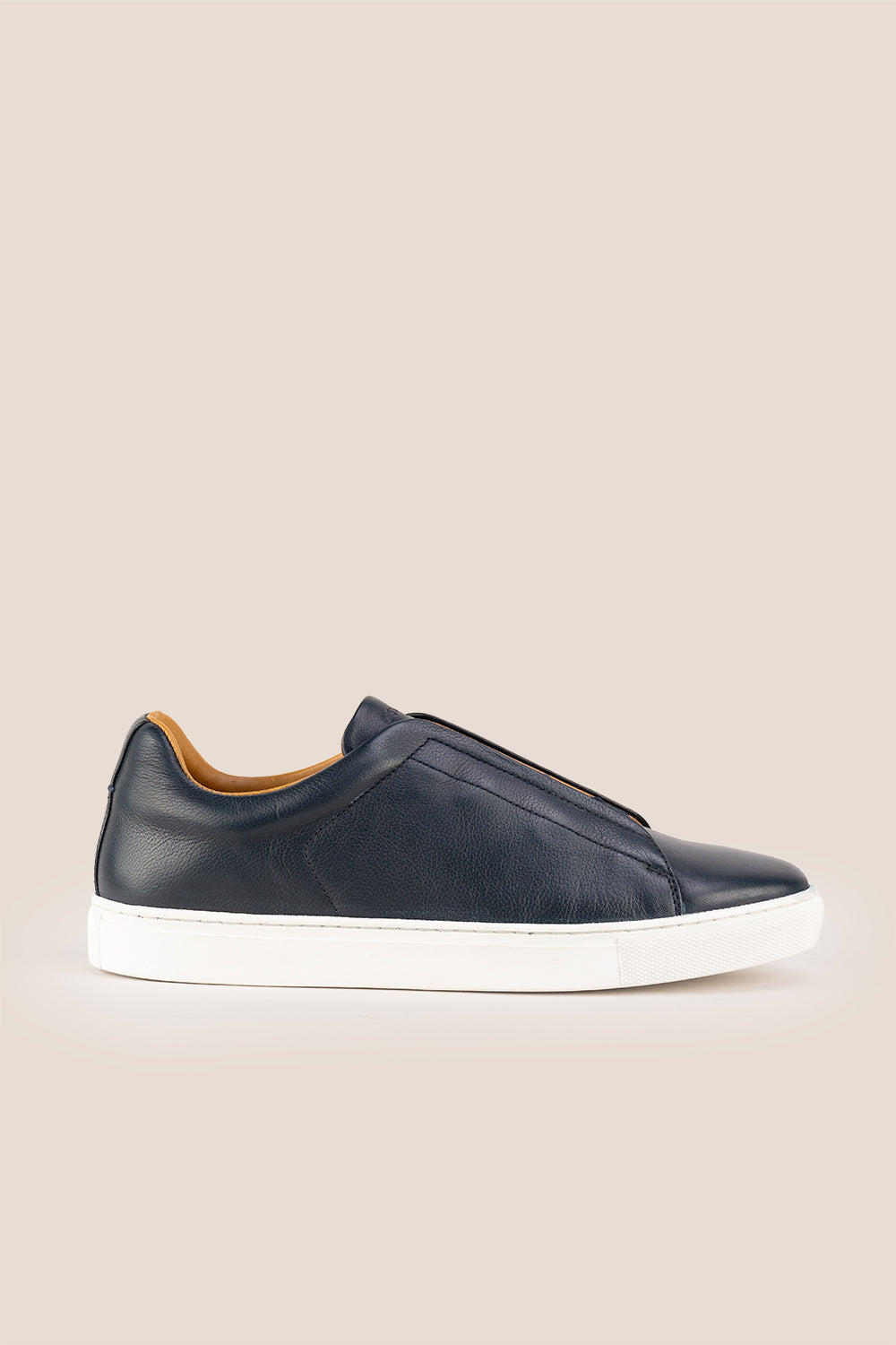 Smudge Navy Suede Sneakers for Men. Crafted from premium suede, offering lightweight wear, modern style