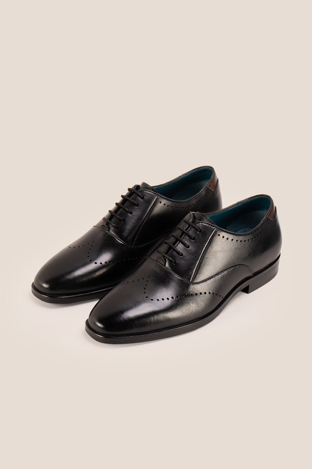 Dean Black men’s Oxford leather shoes in rich brown, crafted with premium leather for formal and smart casual occasions.