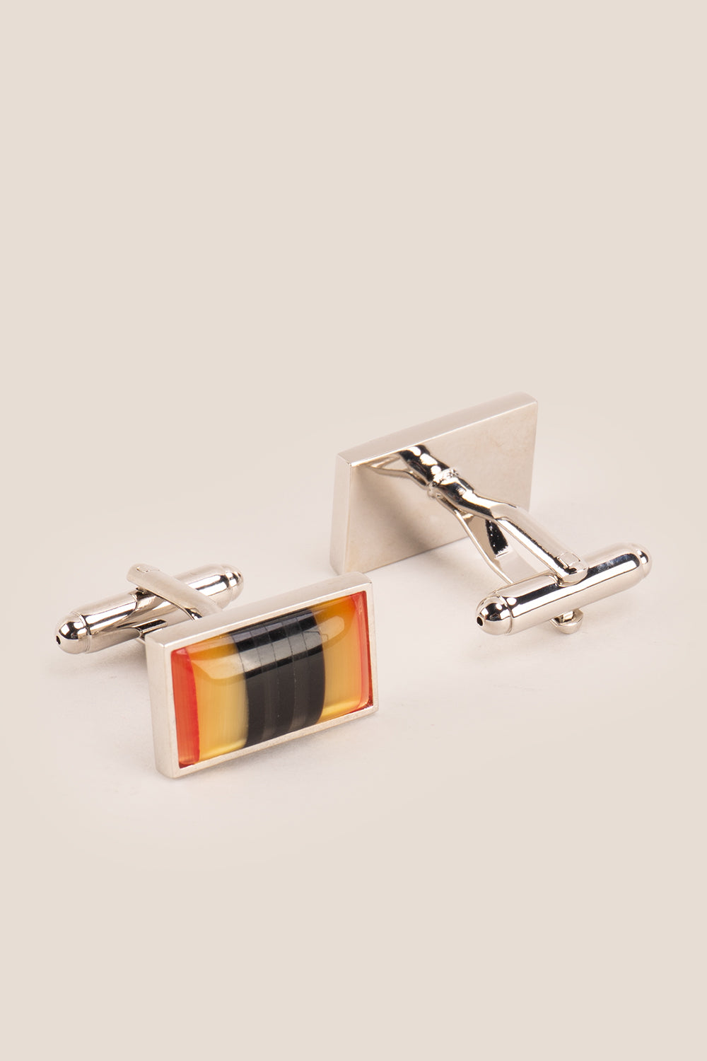 Oswin Hyde Kai Enamel cufflinks, these meticulously crafted pieces feature a lustrous enamel finish, ideal for weddings and formal events.