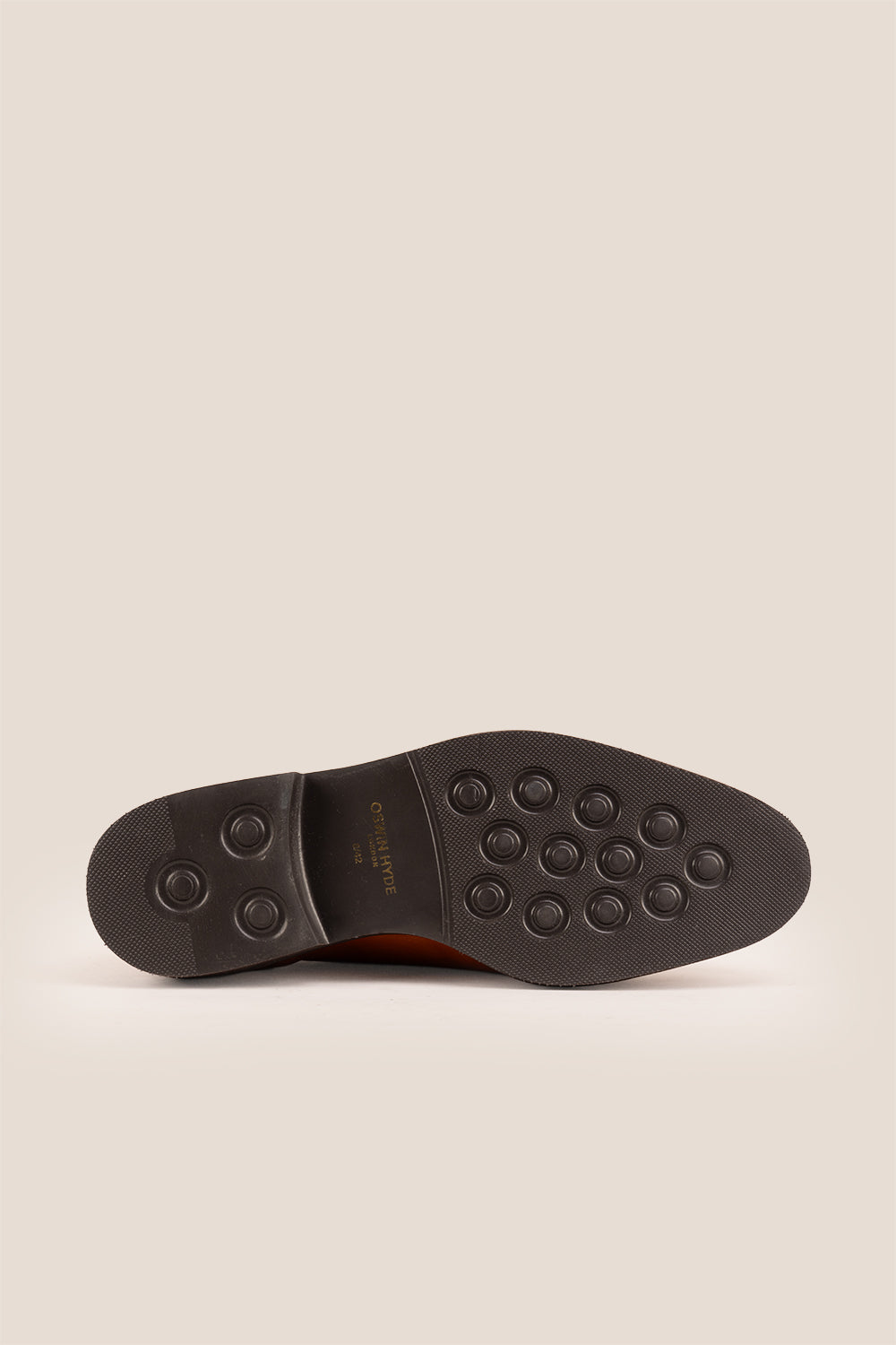 Oswin Hyde Flint Tan, classic tan leather Oxford shoes with lace-up design, premium craftsmanship, breathable lining, and durable sole