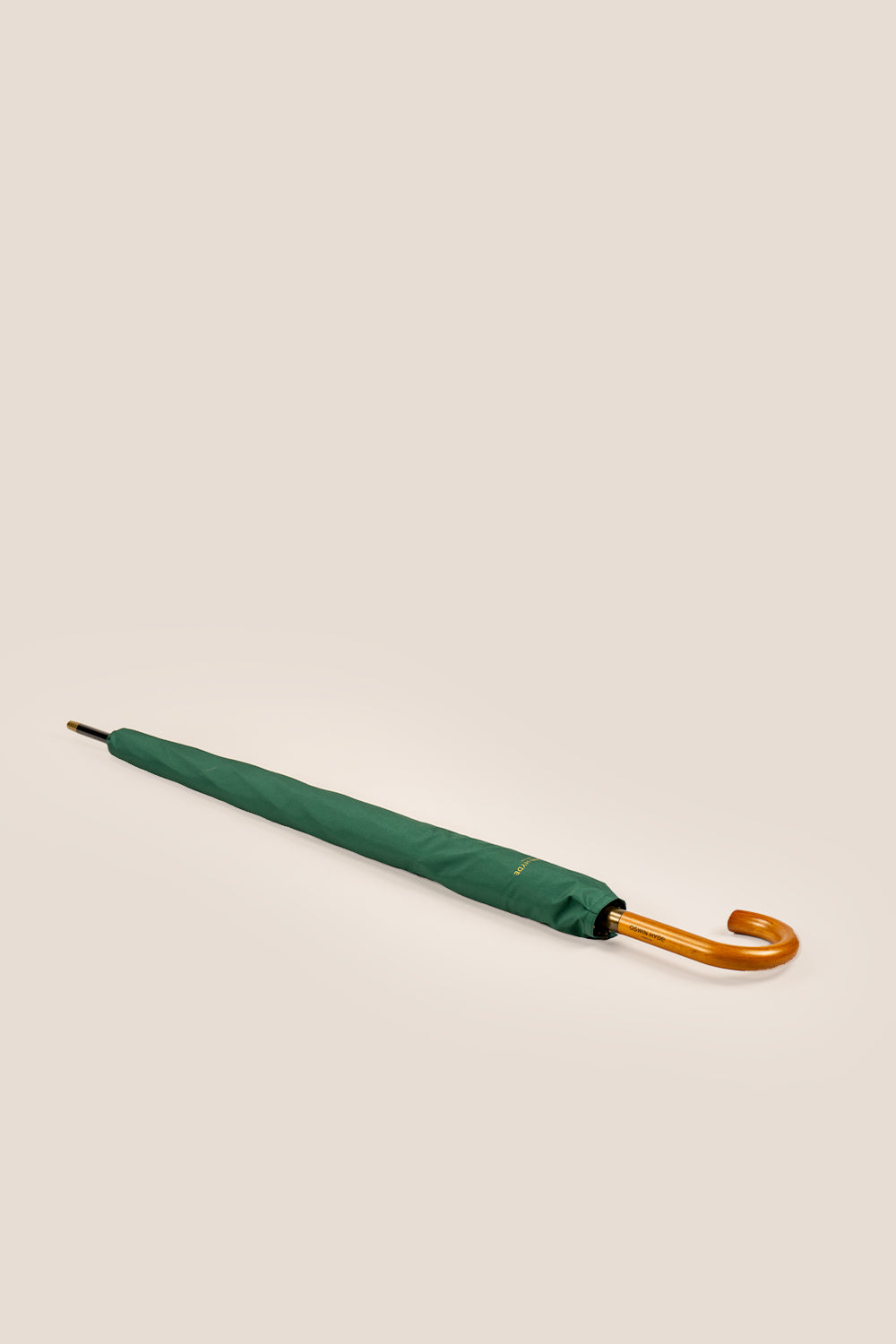 Jaxon Racing Green Curved Handle Long Umbrella | Oswin Hyde.