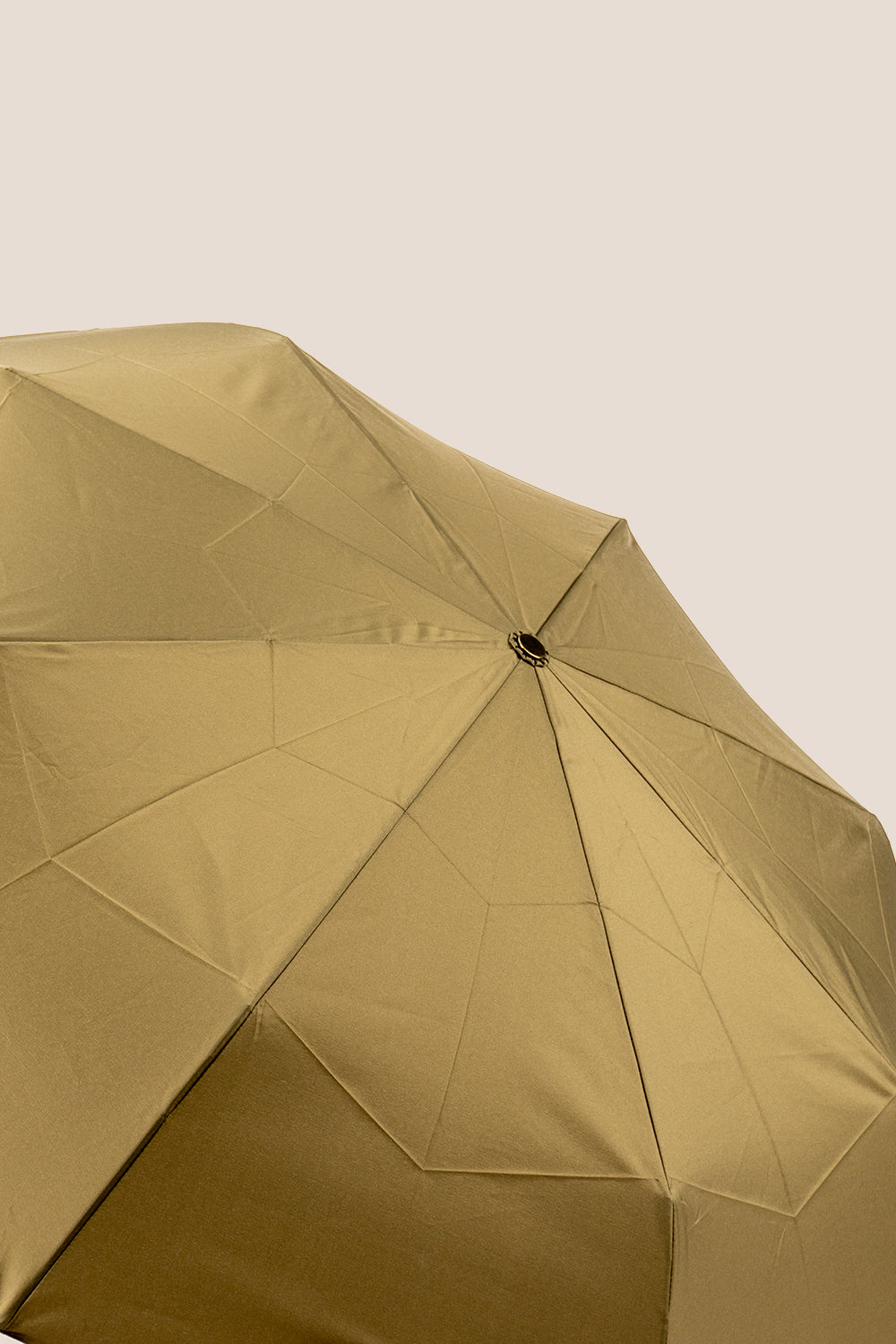 Jasper Green Curved Handle Telescopic Umbrella | Oswin Hyde.