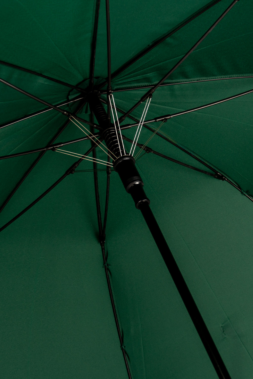 Jaxon Racing Green Curved Handle Long Umbrella | Oswin Hyde.