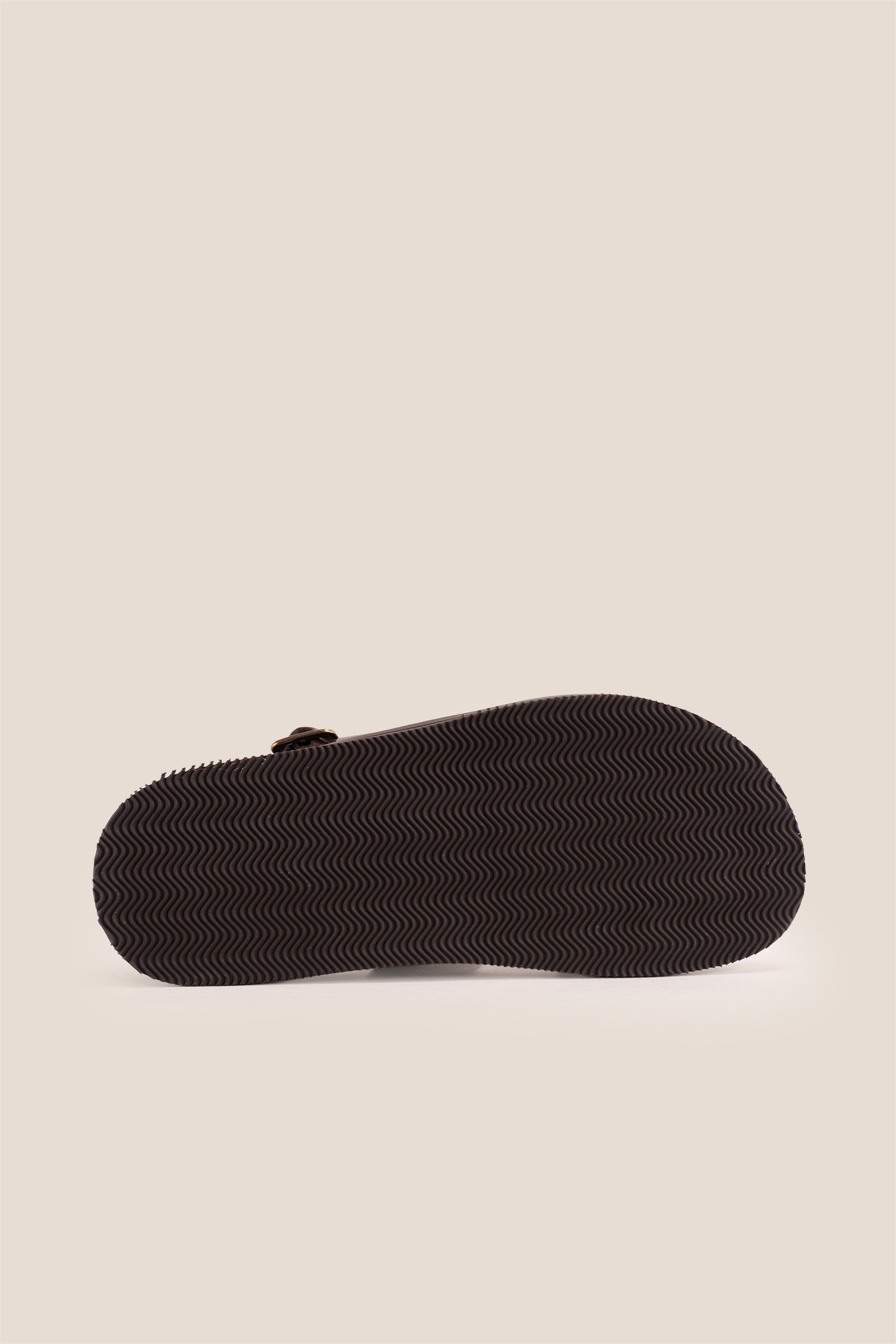 Antonio Brown double strap leather sandals in dark brown, showcasing premium genuine leather and a luxurious design, suitable for stylish men's footwear.