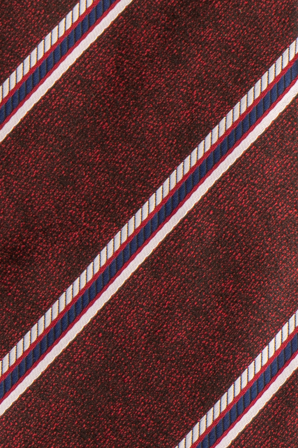 Wilbur Red tie with discreet stripe design, ideal for weddings and special occasions.