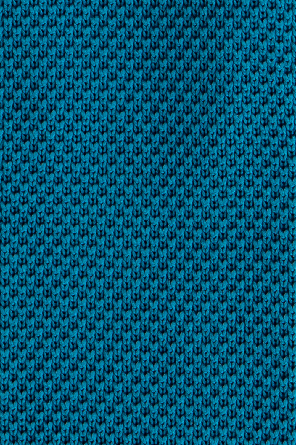 Ash Teal knitted tie with hand finishing, ideal for weddings and formal events.